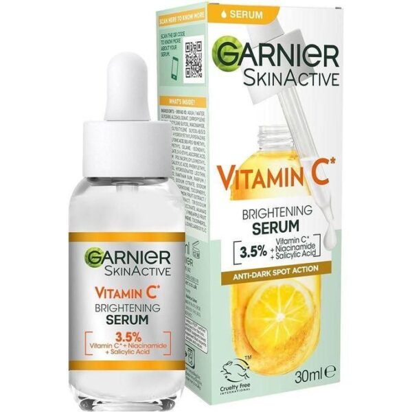 Garnier (NIGHT) Vitamin C Serum for Face, Anti-Dark Spots & Brightening Serum