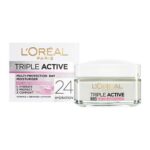 L'Oreal Triple Active Day Moisturizer 50ml Dry & Sensitive Skin