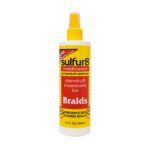 Sulfur Sulfur8 Medicated Dandruff Treatment for Scalp and Braids, 12 fl oz
