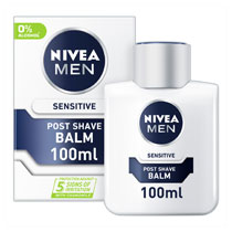 NIVEA Men Sensitive Post Shave Balm with 0% Alcohol, 100ml